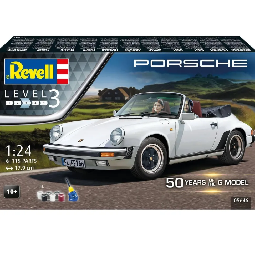Maquette voiture : coffret 50 ans Porsche 911 modèle G - Revell