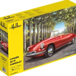 Maquette voiture : DS 19 cabriolet - Heller