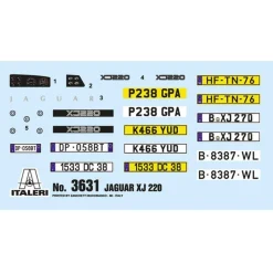 Maquette voiture : JAGUAR XJ 220 - Italeri