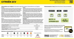 Maquette voiture : Kit : Citroën 2 CV - Heller