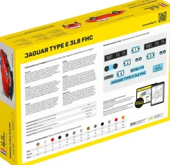Maquette voiture : Kit complet : Jaguar Type E 3L8 FHC - Heller