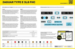Maquette voiture : Kit complet : Jaguar Type E 3L8 FHC - Heller