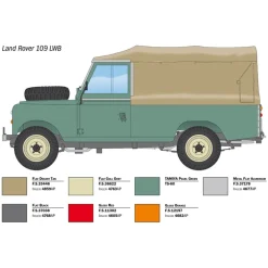 Maquette voiture : Land Rover 109 LWB - Italeri