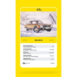 Maquette voiture : MB 450SL - Heller
