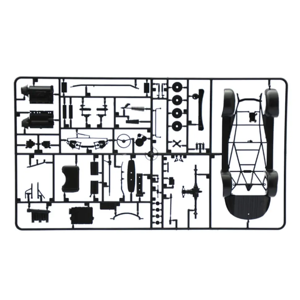 Maquette voiture : Mercedes Benz 300 SL Gull Wing - Italeri