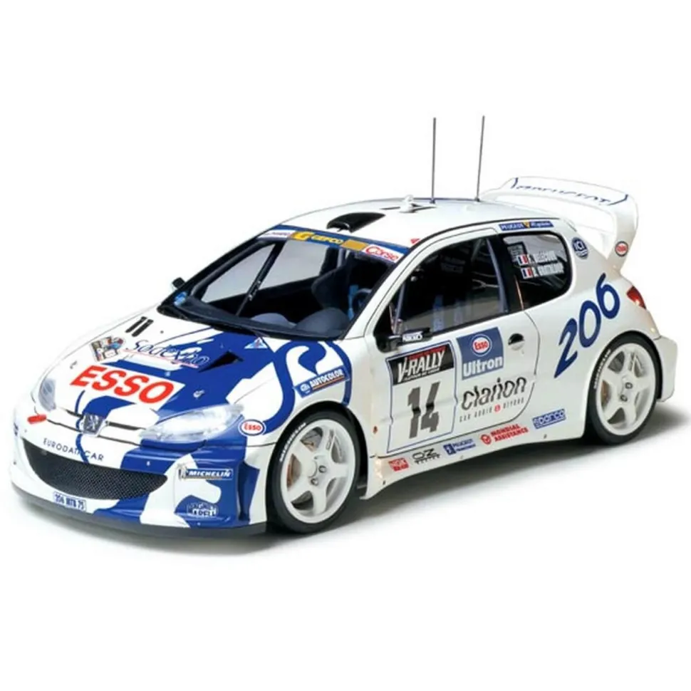 Maquette voiture : Peugeot 206 WRC - Tamiya