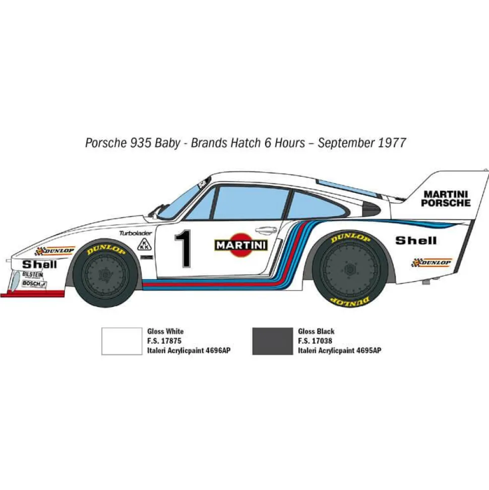 Maquette voiture : Porsche 935 Baby - Italeri