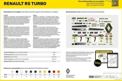 Maquette voiture : Renault 5 Turbo orange - Heller