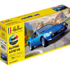 Maquette voiture : Starter Kit : Alpine A310 - Heller