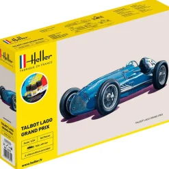 Maquette voiture : Starter Kit : Talbot Lago Grand Prix - Heller