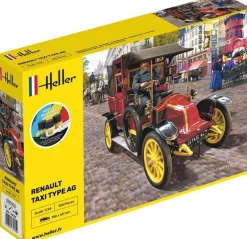 Maquette voiture : Starter Kit : Renault Taxi Type AG - Heller