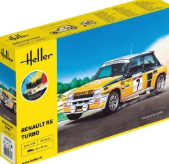 Maquette voiture : Starter kit : Renault R5 Turbo - Heller