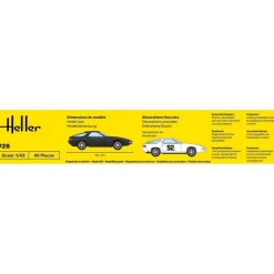Maquette Voiture : STARTER KIT- Porsche 928 - Heller