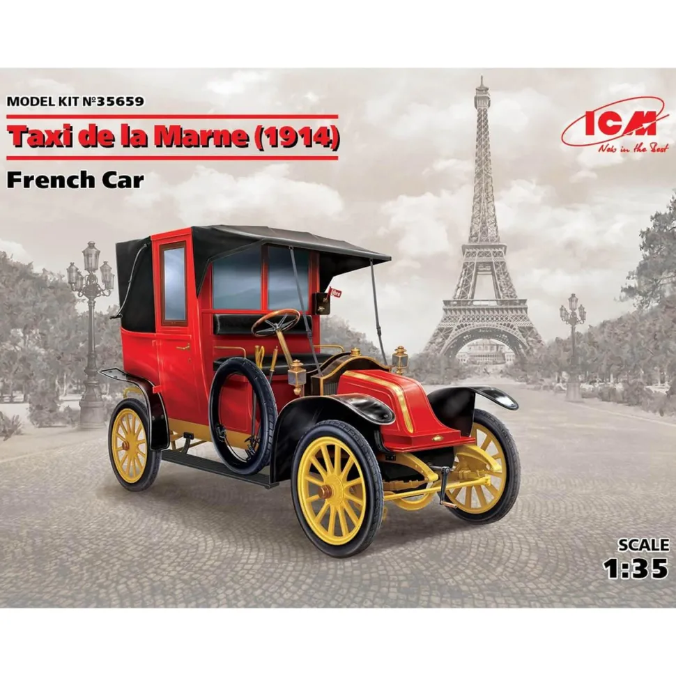 Maquette voiture : Taxi de la Marne (1914) - ICM