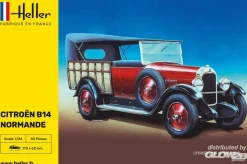 Maquette voiture : Citroën B14 Normandie - Heller
