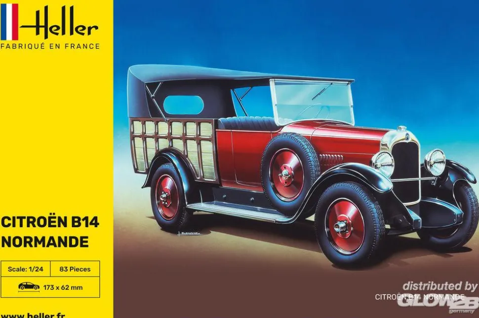Maquette voiture : Citroën B14 Normandie - Heller