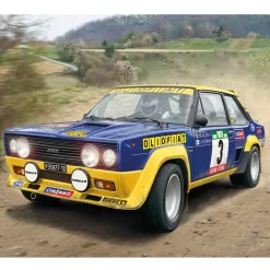 Maquette voiture :Fiat 131 Abarth Rally OlioFiat - Italeri