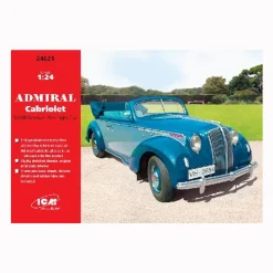 Maquette voiture Opel Admiral cabriolet 1941 - ICM