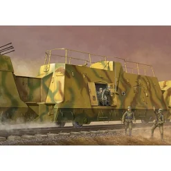 Maquette Wagon blindé allemand : Transport de troupes : Kommandowagen - Trumpeter