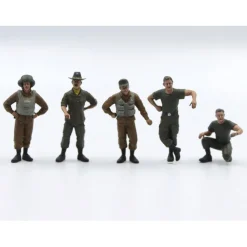 Maquettes aviation : Cobra AH-1G et Bronco OV-10A avec pilotes américains et personnel au sol - ICM