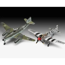 Maquettes avions : Model Set : Messerschmitt Me262 & P-51B Mustang - Revell