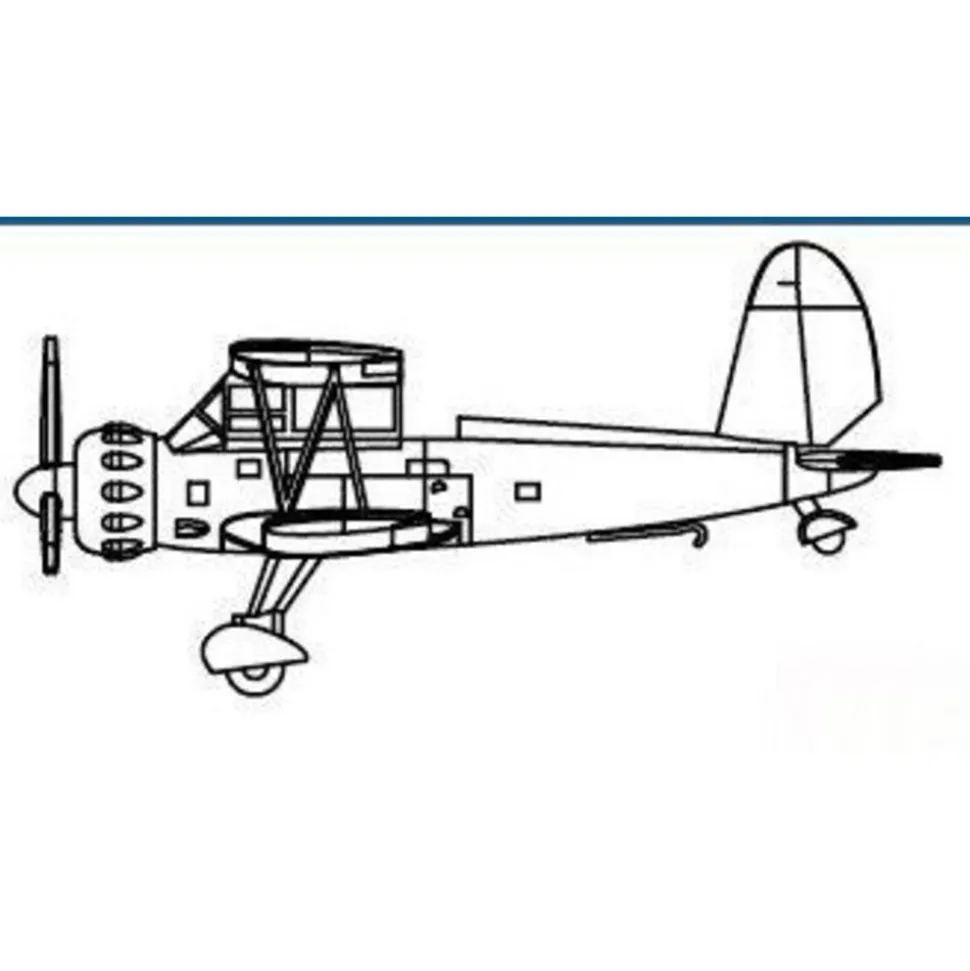 Maquettes avions : Set mini avions AR195 - Trumpeter