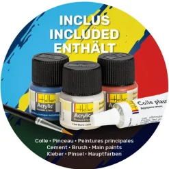 Maquettes Avions : STARTER KIT - Caravelle + Concorde - Heller