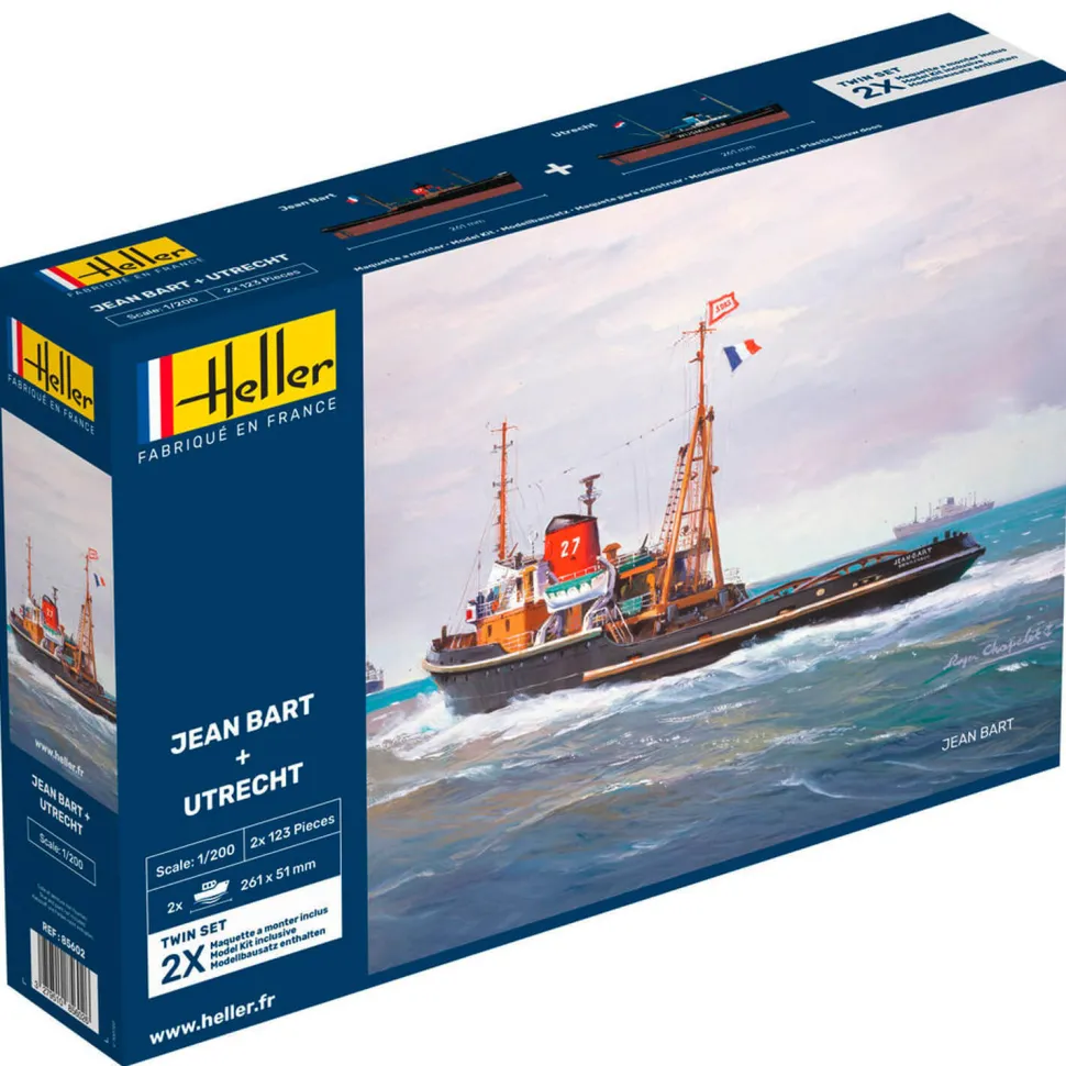 Maquettes bateaux : Jean Bart et Utrecht Twinset - Heller