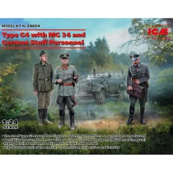 Maquettes et Figurines Militaires : Type G4 avec MG34 Allemand - ICM
