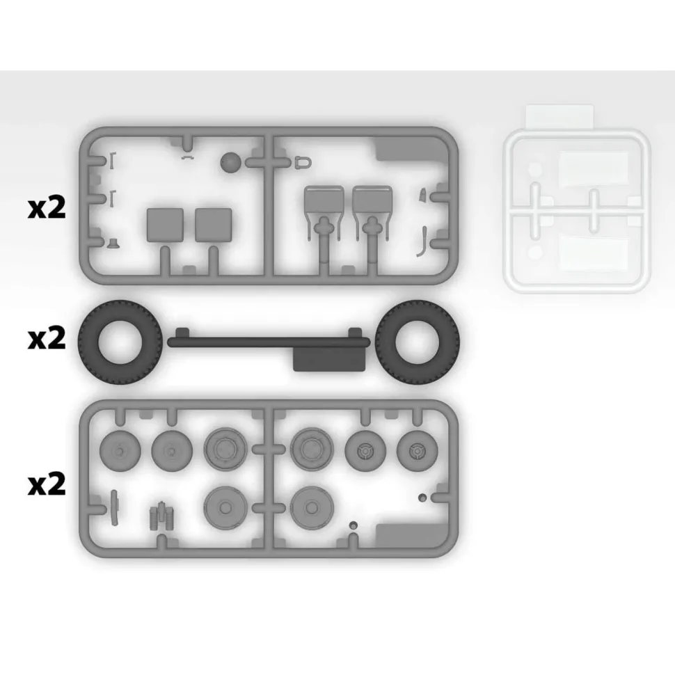Maquettes militaires : Brigade mobile « Ouest » (Brigade Schnelle Ouest), 1943 - ICM
