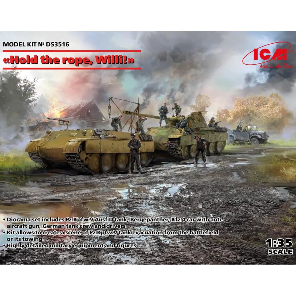 Maquettes militaires : Hold the rope, Willie - ICM