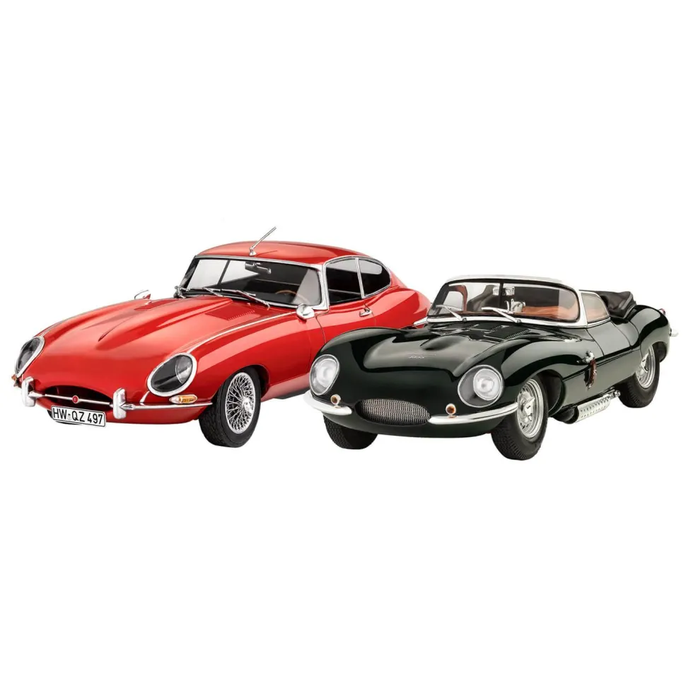 Maquettes voitures : Coffret cadeau Jaguar 100ème anniversaire - Revell