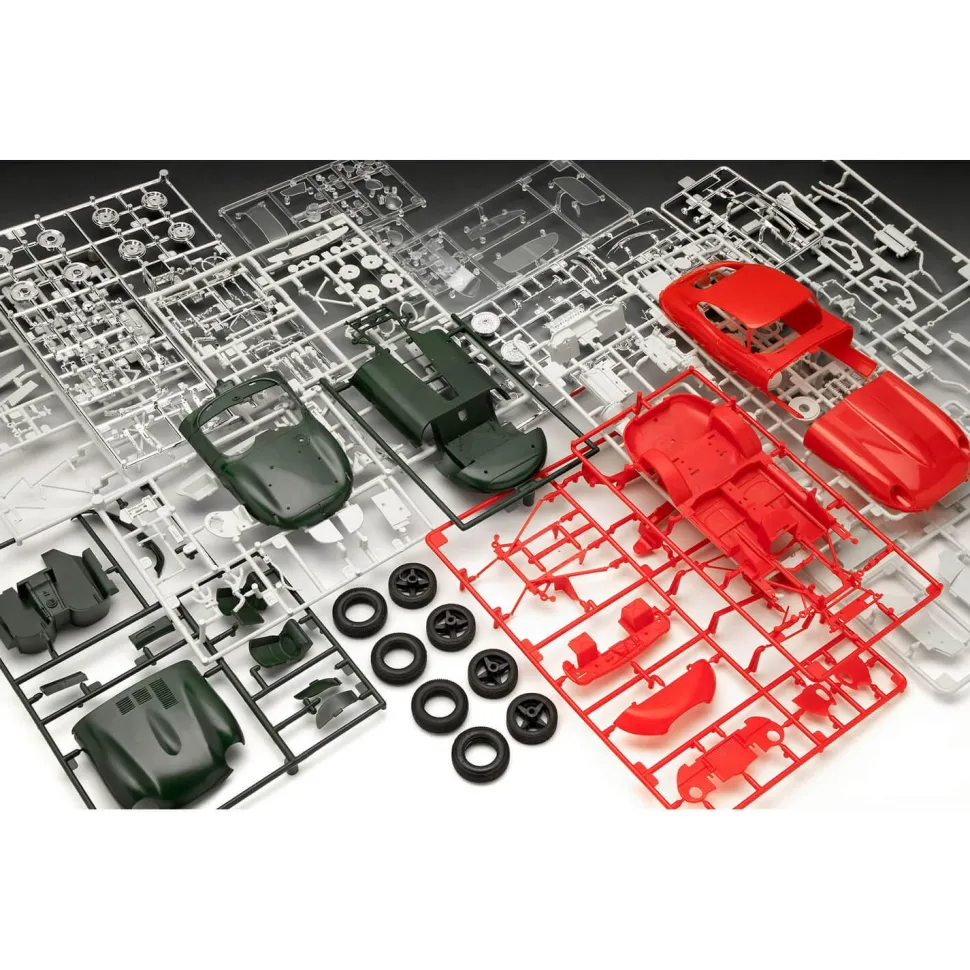 Maquettes voitures : Coffret cadeau Jaguar 100ème anniversaire - Revell