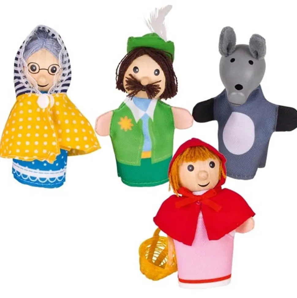 Marionnettes à doigts : Le Petit Chaperon rouge - Goki