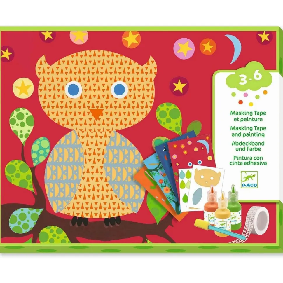 Masking Tape et Peintures : Oh, c'est magique ! - Djeco