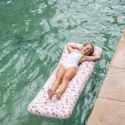 Matelas Aquatique - Léopard Vieux Rose - Swim Essentials