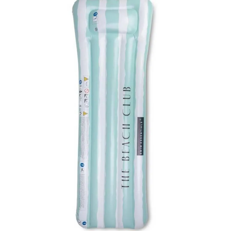 MATELAS AQUATIQUE Rayures vert/blanc - Swim Essentials