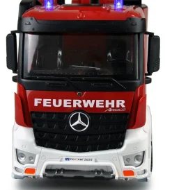 MERCEDES-BENZ AROCS FIRE TRUCK AERIAL LADDER 1/18 RTR - Amewi