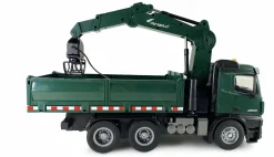 Mercedes-Benz Arocs Licence Camion grue avec benne RTR 1:14 vert - Amewi