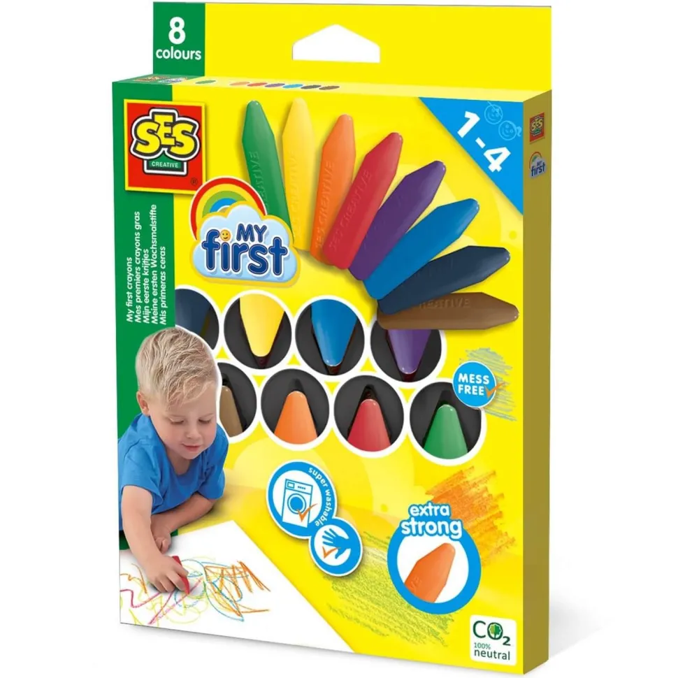 Mes premiers crayons gras - SES Creative
