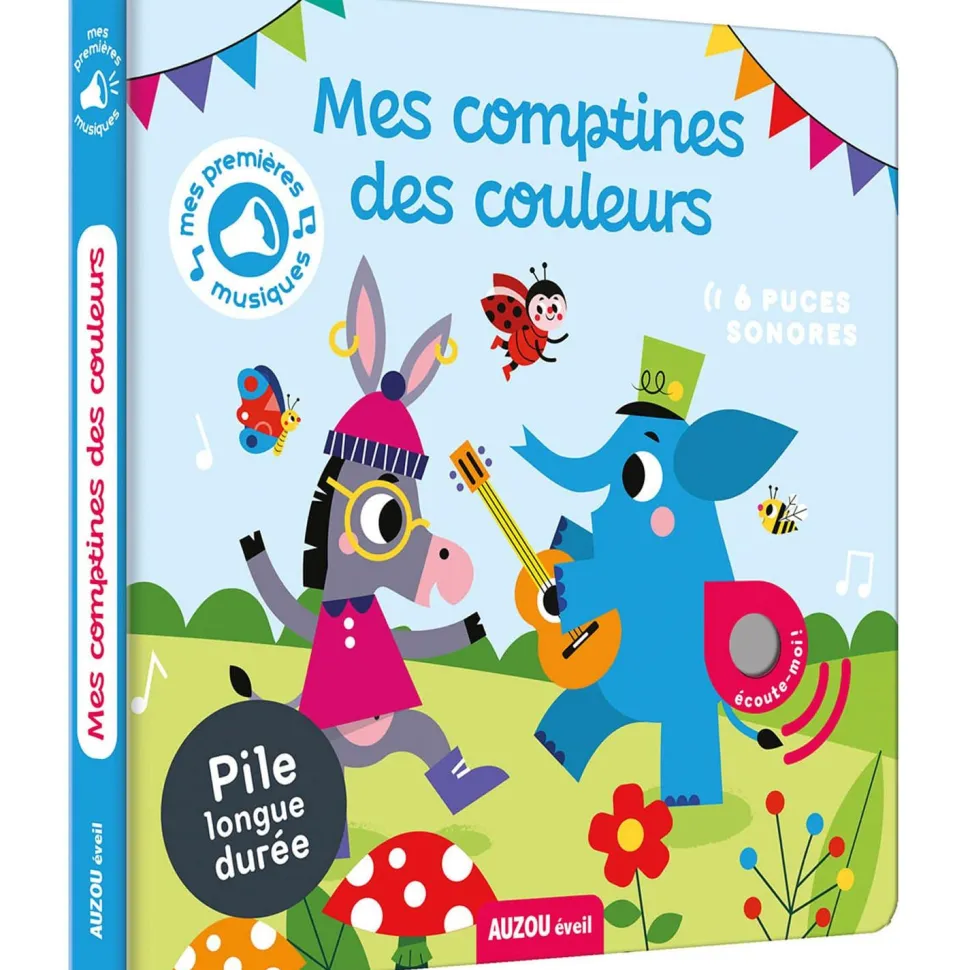 MES PREMIERS SONORES - MES COMPTINES DES COULEURS - Editions Auzou