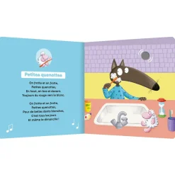 MES PREMIERS SONORES - P'TIT LOUP - MES COMPTINES POUR BIEN GRANDIR - Editions Auzou