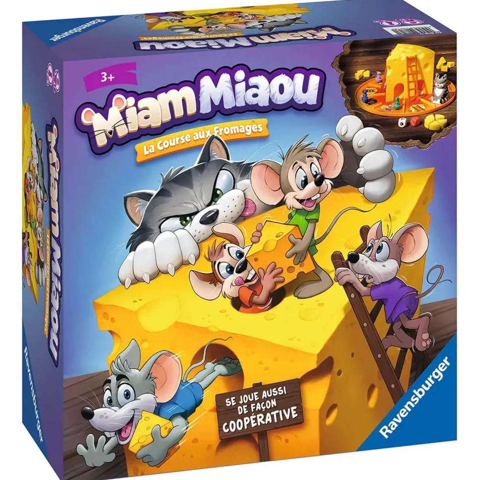 Miam Miaou - La course aux fromages - Ravensburger