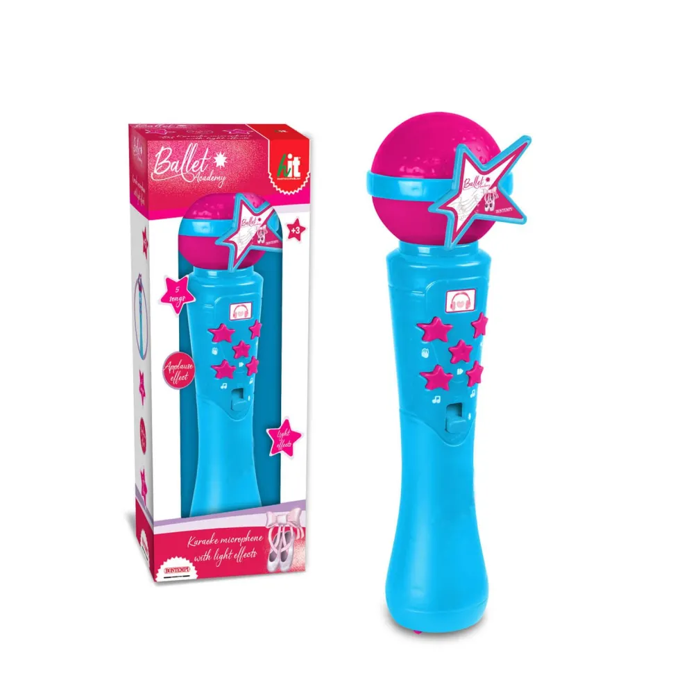Micro karaoké avec effet lumineux - Bontempi