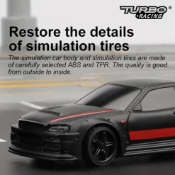 Micro Sport Noire 1/76 Turbo Racing - Turbo Racing