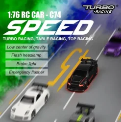 Micro Sport Noire 1/76 Turbo Racing - Turbo Racing