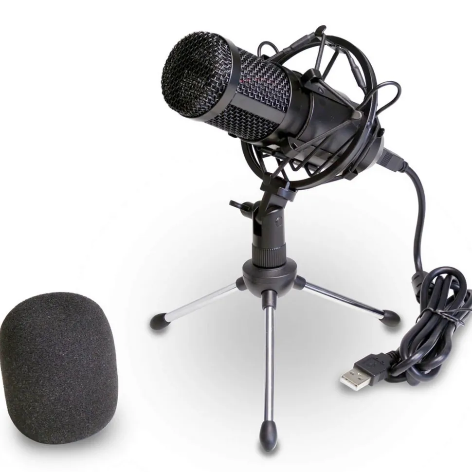 Microphone à condensateur cardioïde USB - Bontempi