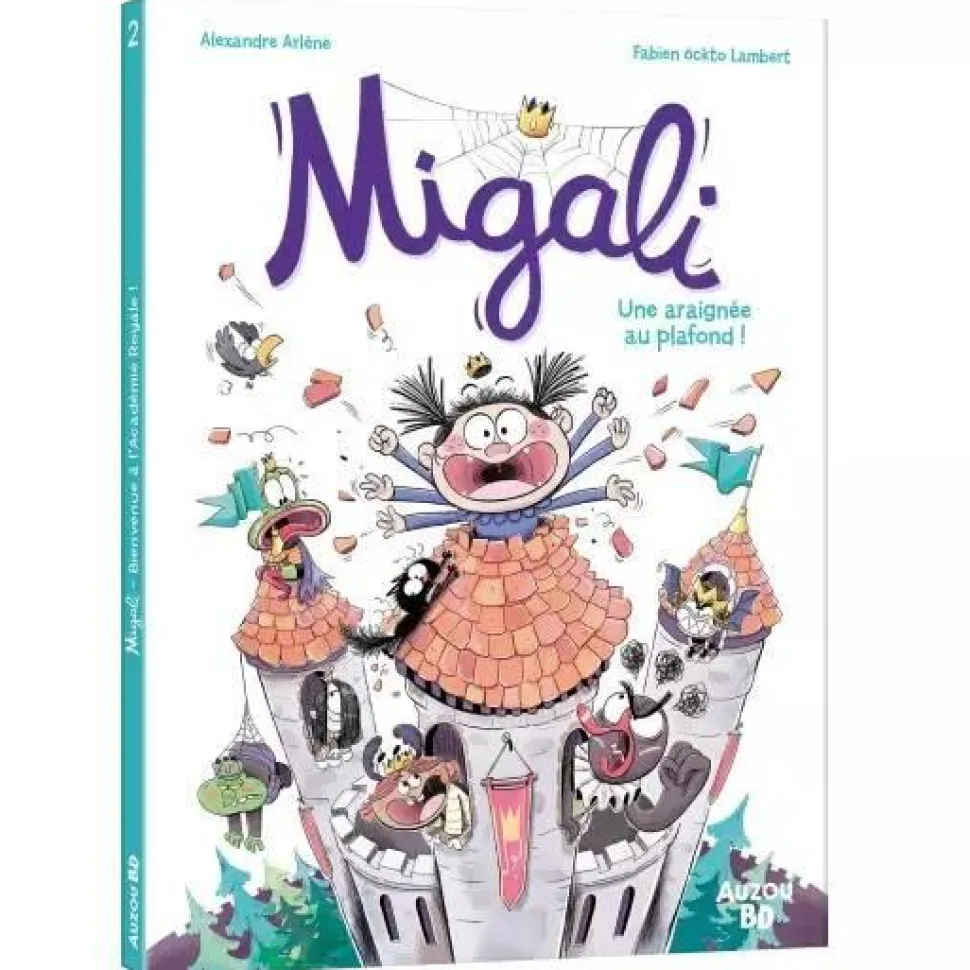 MIGALI - TOME 2 - UNE ARAIGNÉE AU PLAFOND ! - Editions Auzou