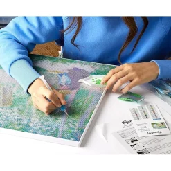 Mini broderie diamant : Paresseux Tropical - toile tendue sur chassis - Figured'Art