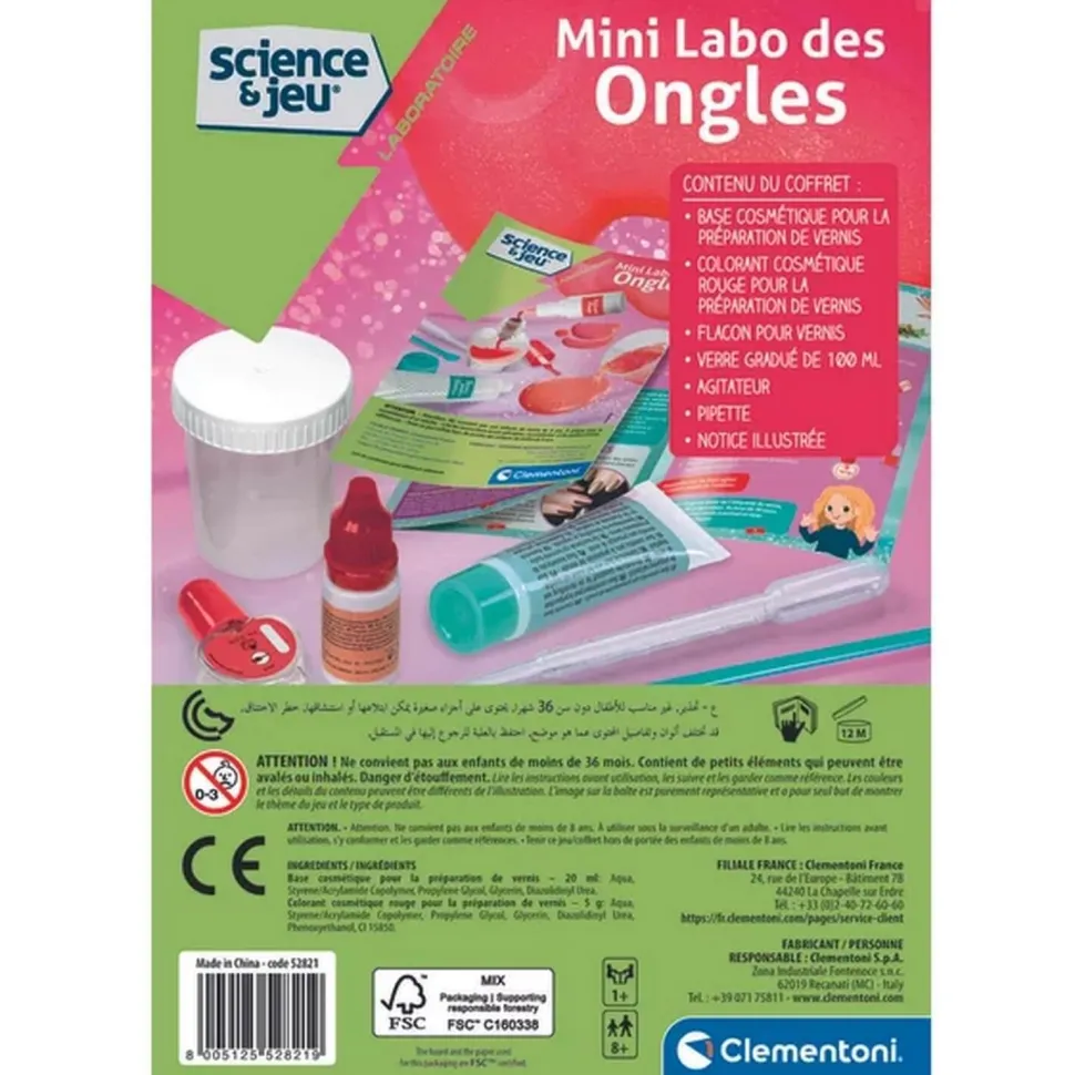 Mini Labo des ongles - Clementoni